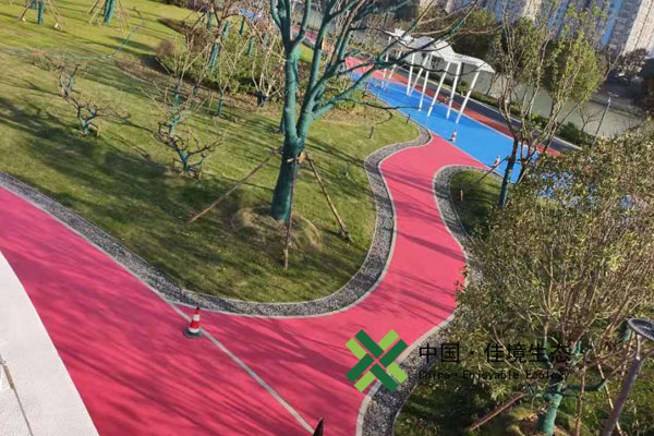 南京透水混凝土廣場、公園步道